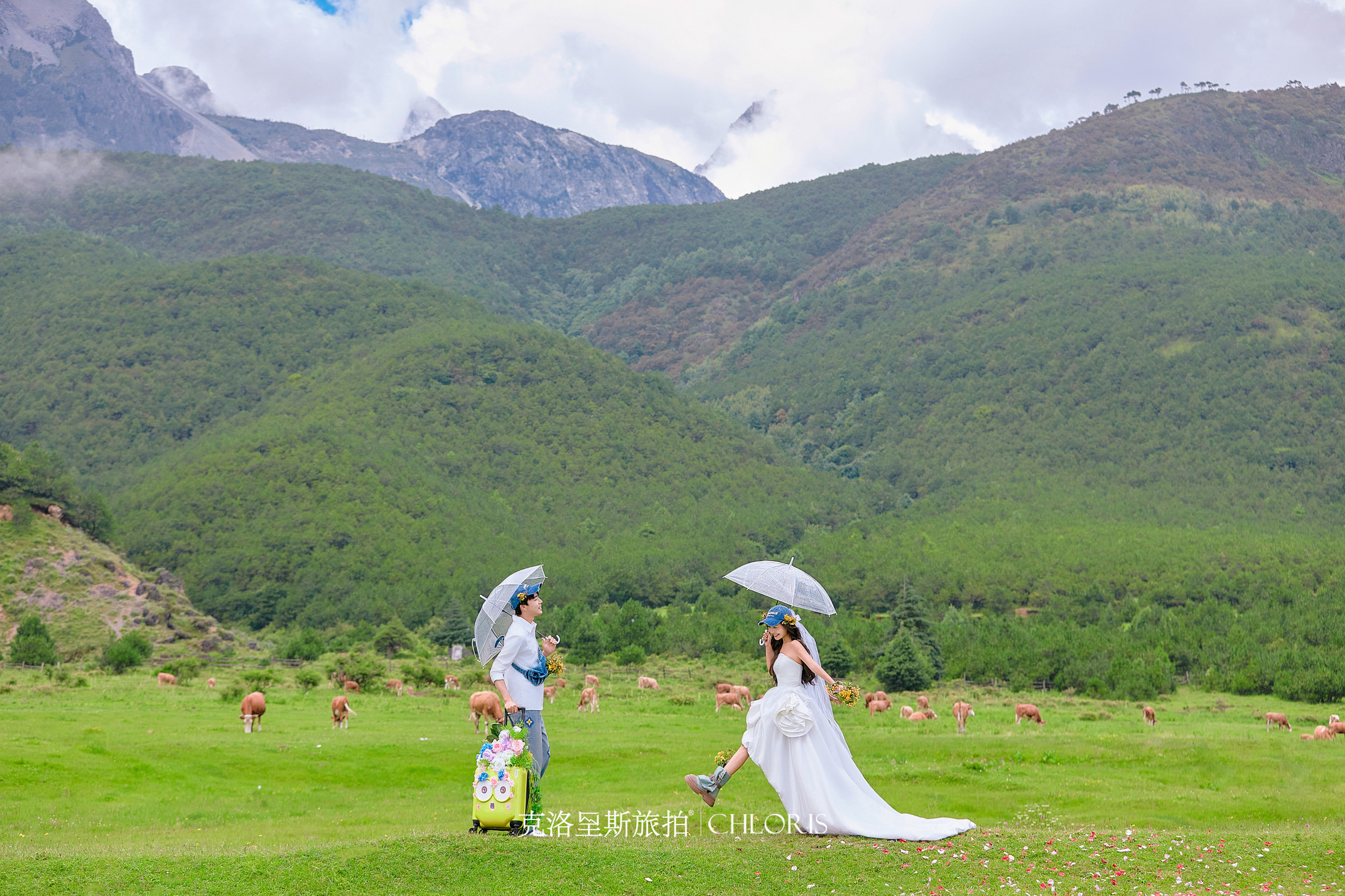 玉湖生命力婚纱照1